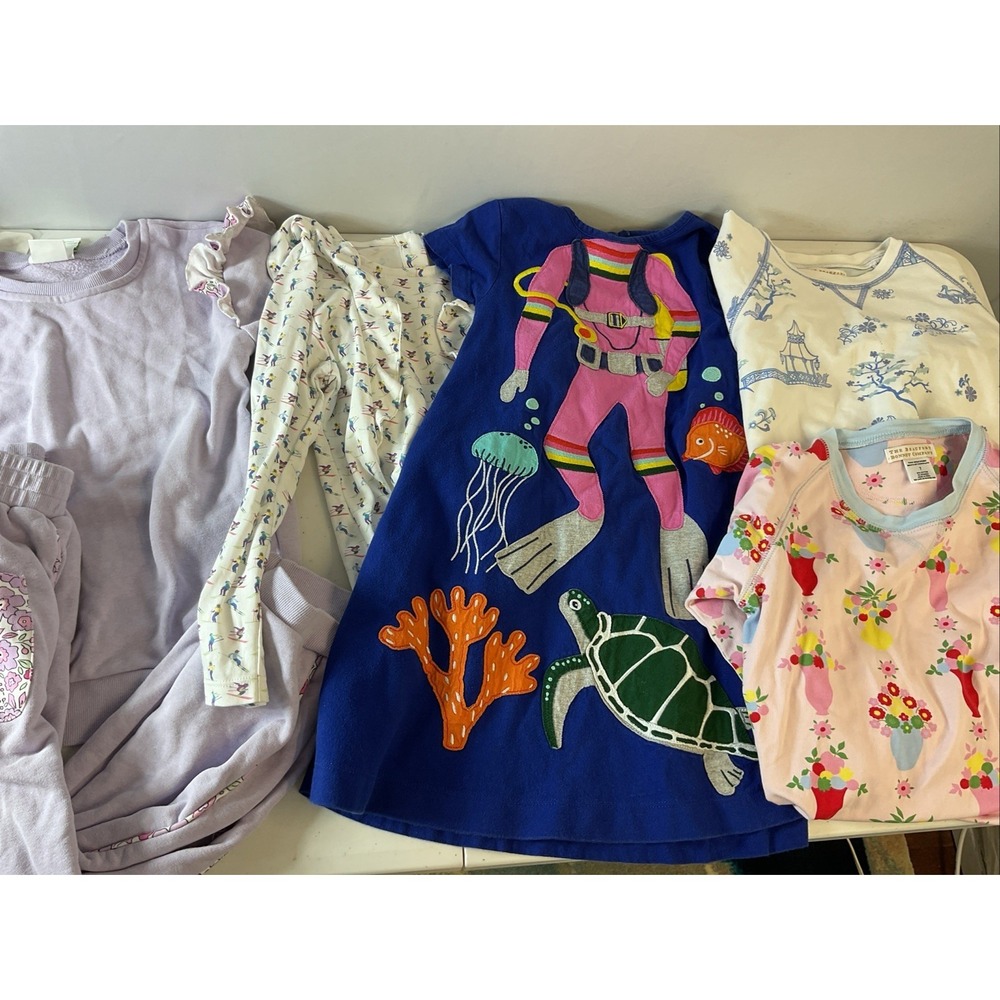 6 PC Girls size 7 Beaufort Bonnett, Boden Long sleeve/ FALL‎ Lilah Hayes
